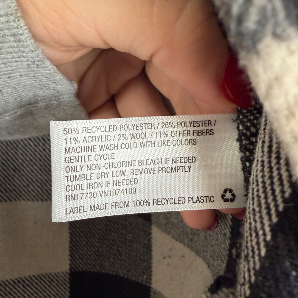 Knox Rose Black and Cream Checkered Shirt - Picture 6 of 7